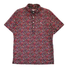 サイズ：M CALLAWAY キャロウェイ  ロゴ刺繍入り 半袖ポロシャツ 小花柄 ネイビー系 [240101521438] ゴルフウェア メンズ ストスト