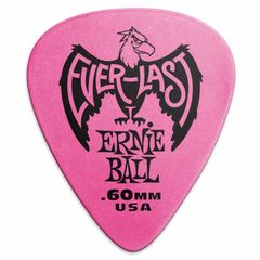 ERNIE BALL #9179 .60MM PINK EVERLAST PICKS 12枚パック ピック〈アーニーボール〉