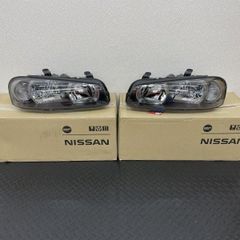 残り1個 希少 廃盤 日産 R34 スカイライン GT-R 純正ヘッドライト BNR34 左右