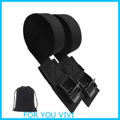 【特価セール】YFFSFDC ラッシングベルト荷締めラチェットベルト 多用途 荷物 運搬用 固定ベルト 荷締機 カムバックル式 自動車ベルト バイクベルトラッシングストラップ（カムバックル）長さ 3m× 幅2.5cm 2本セット ラチェットベルト