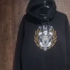VANS  バンズ　バイク「VANS  ESTD  1966」プリントパーカー　サイズＳ