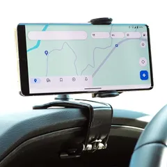 [From Life Basics] 《安定感が向上した グリップUPモデル》 スマホホルダー 車載ホルダー 車 車用 クリップ クリップ式 スマホスタンド 車載 車載用 携帯ホルダー 携帯スタンド スマホ スマートフォン iPhone 16 15 14  1