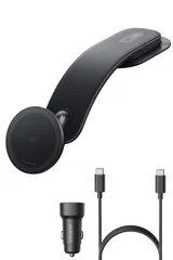 【特価セール】iPhone 形状記憶が可能な高耐久設計 180°まで調整 傾けられる 16/15/ 最大45°まで 360°回転 14 最大15W出力でワイヤレス充電 Charger / Charger Car 13 with 着脱式パッド) / (MagGo