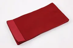 送料無料　訳あり 浴衣帯 無地（無地 ワインレッド/ライトワイン） 両面リバーシブル レディース 女物 浴衣 ゆかた用帯 ユカタ 半幅帯 単 並尺 360cm 着物 半巾帯 1点のみメール便OK