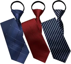 KASSAI ワンタッチネクタイ 3本セット(3本セット-C)