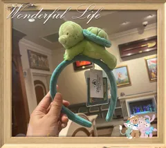 【即納在庫】ディズニー   上海ディズニー公式グッズ   Wonderful Life shop 海外限定  上海ディズニーランド  フローラルファンタジー ぬいぐるみ カチューシャ  ダッフィー＆フレンズ  オルメル　おねむり　ぬいぐるみ