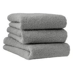 【新着商品】hiorie(ヒオリエ) ビッグフェイスタオル 日本製 ホテルスタイルタオル 3枚セット [バスタオル代わりに] ウォームグレー 無地 瞬間吸水 小さめ タオル セット 耐久性 綿100% 【選べる18色】 泉州タオル