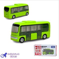 タカラトミー トミカ No.112 日野ポンチョ トミカシリーズ ミニカー 日野  HINO 日本車 バス  緑 グリーン 3歳以上 モデルカー