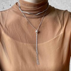 silver ball tie choker _シルバー ボール タイ チョーカー