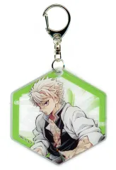 【中古】キーホルダー 不死川実弥(ティザービジュアル) 和紙キーホルダー 「鬼滅の刃 柱稽古編」