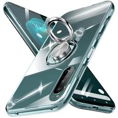 Xperia 5 III ケース SO-53B カバー リング 透明 SOG05 カバー xperia5iii スマホケース クリア tpu 耐衝撃 シリコン 薄型 スタンド機能 車載ホルダー 指紋防止 軽量 衝撃吸収 Sony エクスペリア5III ケー 0
