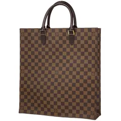 【在庫一掃】 ルイ・ヴィトン Louis Vuitton サックプラ 通学鞄 ハンドバッグ トートバッグ ダミエ ブラウン N51140 レディース 【中古】