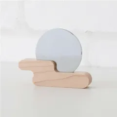 神棚の里　モダン神鏡 kasumikumo　2寸　メイプル