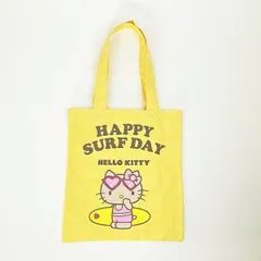 サンリオ ハローキティ 日焼け キティ A4トートバッグ イエロー Sanrio
