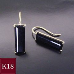 ピアス アクセサリー k18 K18 18金 ゴールド オニキス フックピアス 品番ad-075 2営業日前後の発送予定
