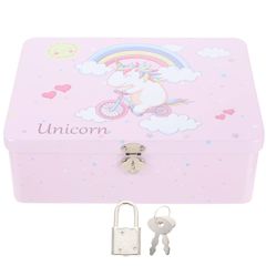 小さ目ボックス 鍵付きボックス 小物いれ 思い出箱 ビンテージ 蓋付き 雑貨入れ コレクションボックス 鍵付き 収納ボックス ギフトボックス 缶ケース ブリキ缶 鍵付きロッカー NUOLUX