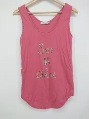 ◇ SEE BY CHLOE シーバイクロエ ロゴ タンクトップ サイズI38 USA2 ピンク系 レディース P  【1308240019233】のサムネイル
