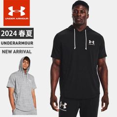 アンダーアーマー 半袖パーカー クロップドパンツ スウェット 上下 