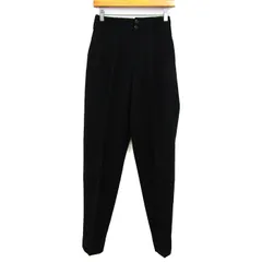 ロートレアモン パンツ ボトムス テーパード スラックス ウール レディース Mサイズ ブラック LAUTREAMONT 【中古】
