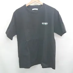 ◇ ⊂ ファーストハンド ワンポイント刺繍　カジュアル系 半袖 バックプリントTシャツ サイズM ブラック系 メンズ E  【1508060030900】のサムネイル