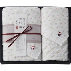 【新品・2営業日で発送】中忠 今治綿紗織 フェイス・ウォッシュタオルセット ピンク MOY-20200