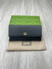 【未使用保管品】gucci グッチ 長財布 GG ブラック