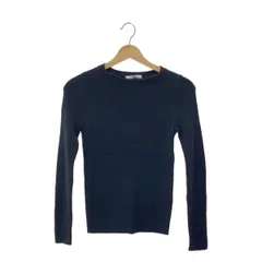 SLOANE / スローン | 14Gリブ メリノウール ラウンドネック | 1 | ブラック | レディース