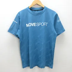 G■ムーブスポーツ/MOVESPORT ドライTシャツ/スポーツウェア【L】青/men's/96【中古】■