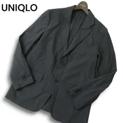 24SS★ UNIQLO ユニクロ 春夏 感動ジャケット ストレッチ テーラード ジャケット Sz.L メンズ 灰 グレー