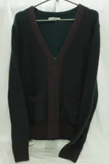 [16AW] WRAPINKNOT WOOL ZIP PARKER CARDIGAN ラッピンノット ウール カシミヤ ニット カーディガン サイズ2 緑 WK16AW-CD02M 