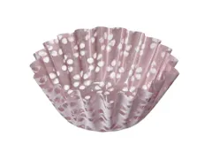 【和紙の器】 おかずカップ 重箱仕切り オモテワシケース 彩り 小梅 (Ｍ・ピンク・小梅和柄) 