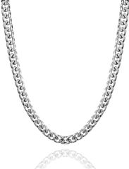 【特価】[swars] ネックレス メンズ 喜平 チェーン 6面カット 金属アレルギー対応 ステンレス