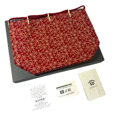 和装バッグ 和装小物 中古 印傳屋 印伝 甲州印伝 箱付 巾着付 A1025-1 和装バッグ 和装小物 中古 印傳屋 印伝 甲州印伝 箱付 巾着付