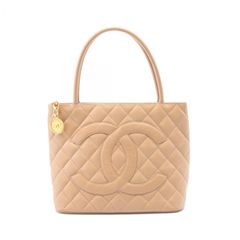シャネル CHANEL トートバッグ 復刻トート A01804 ベージュ レザー 復刻トート レディース Used A
