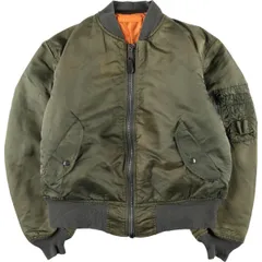 古着 90年代 民間品 アルファ ALPHA MA-1タイプ ミリタリー フライトジャケット USA製 メンズM相当 ヴィンテージ/eaa564933