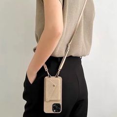 iPhone レザーケース　各サイズ　ショルダー