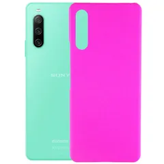 Xperia 10 IV ケース SO-52C SOG07 エクスペリア10 マーク4  耐衝撃 シンプル さらさら ハード ケース 【Color】 マゼンタ