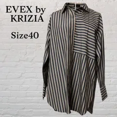 EVEX by KRIZIA エヴェックスバイクリツィア麻混ブラウス　サイズ40