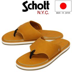 Schott (ショット) S25318 Wrangler Thong ラングラー トング サンダル シューズ 日本製 全2色 280CAMEL M-26.0cm-27.0cm