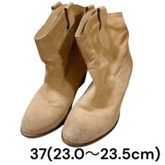 ✨美品✨【ZARA】ウエスタンブーツ☆カウボーイ☆ウェッジソール☆EU37