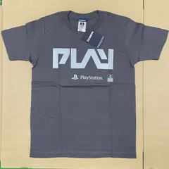 Tシャツ 半袖 プレイステーション 半袖Tシャツ 半そで メンズ 春 夏 トップス プリントTシャツ ファミリーマーク プレステ PlayStation ゲーム グレー 灰色 プレイTシャツ “PlayStation” 【T01