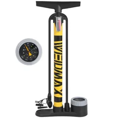 『大特価』 ポータブルエアポンプ 圧力計付け 11Bar / 160PSI 英式バルブ対応 米式 ロードバイク/浮き輪/ボール用 仏式 - フロアポンプ 自転車空気入れ WEIDMAXのサムネイル