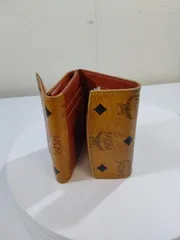 MCM エムシーエム 三つ折り財布 コインケース ブラウン 茶色 Ｇ25