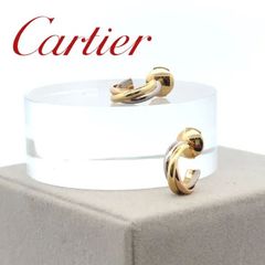 ☆美品☆ カルティエ Cartier トリニティ ピアス  750 スリーカラー 4.4g