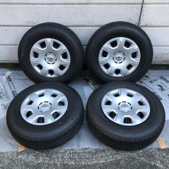 ハイエース 200系 6型 新車外し 純正ホイール＆タイヤ ４本セット ナット付