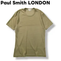 00s archive 日本製 ポールスミス ロンドン Paul Smith LONDON ストレッチ ワッフル 半袖 カットソー クルーネック Tシャツ F グレージュ メンズ