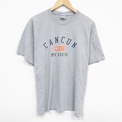 L/古着 半袖 ビンテージ Tシャツ メンズ 00s メキシコ クルーネック グレー 霜降り 25aug08 中古のサムネイル