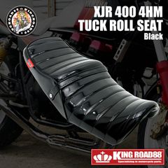 【タイムセール開催中 】ヤマハ / XJR400 / 前期 / 4HM ☆ KingRoad88 / タックロールシート / エナメル / ブラック