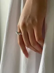 韓国製 高品質 送料無料 オープンリング