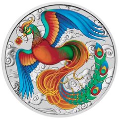 メイプルリーフ 銀貨 カラー ステンドグラス フォックス 1オンス 1oz